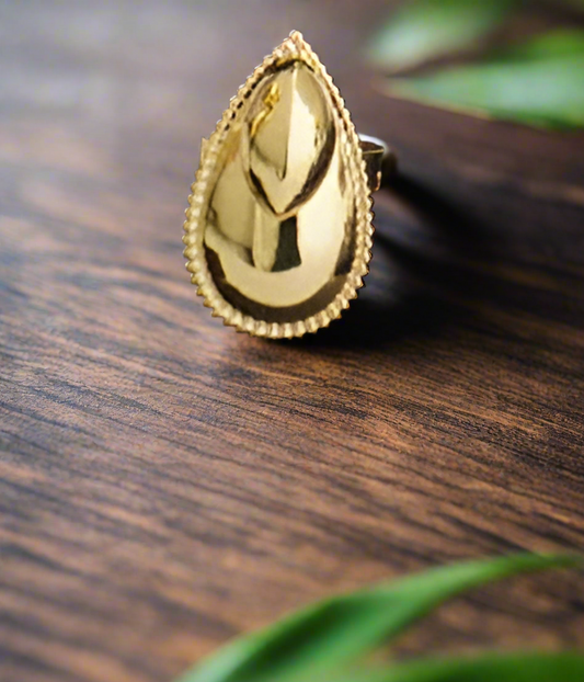 Bozoma Butterfly 24K Gold Plated Adjustable Ring