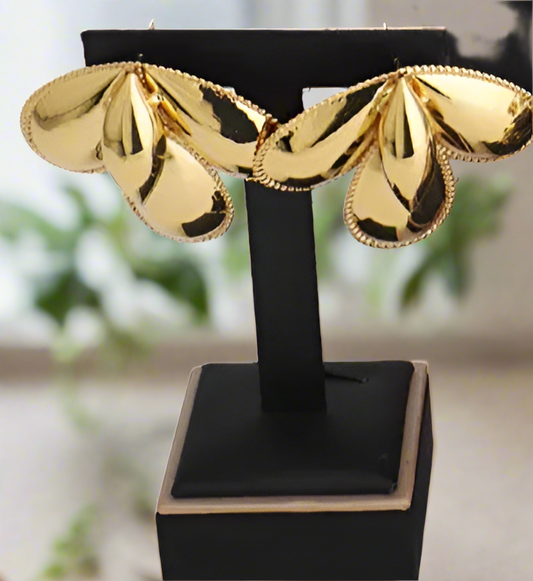 Bozoma Butterfly 24K Gold plated studs Earrings