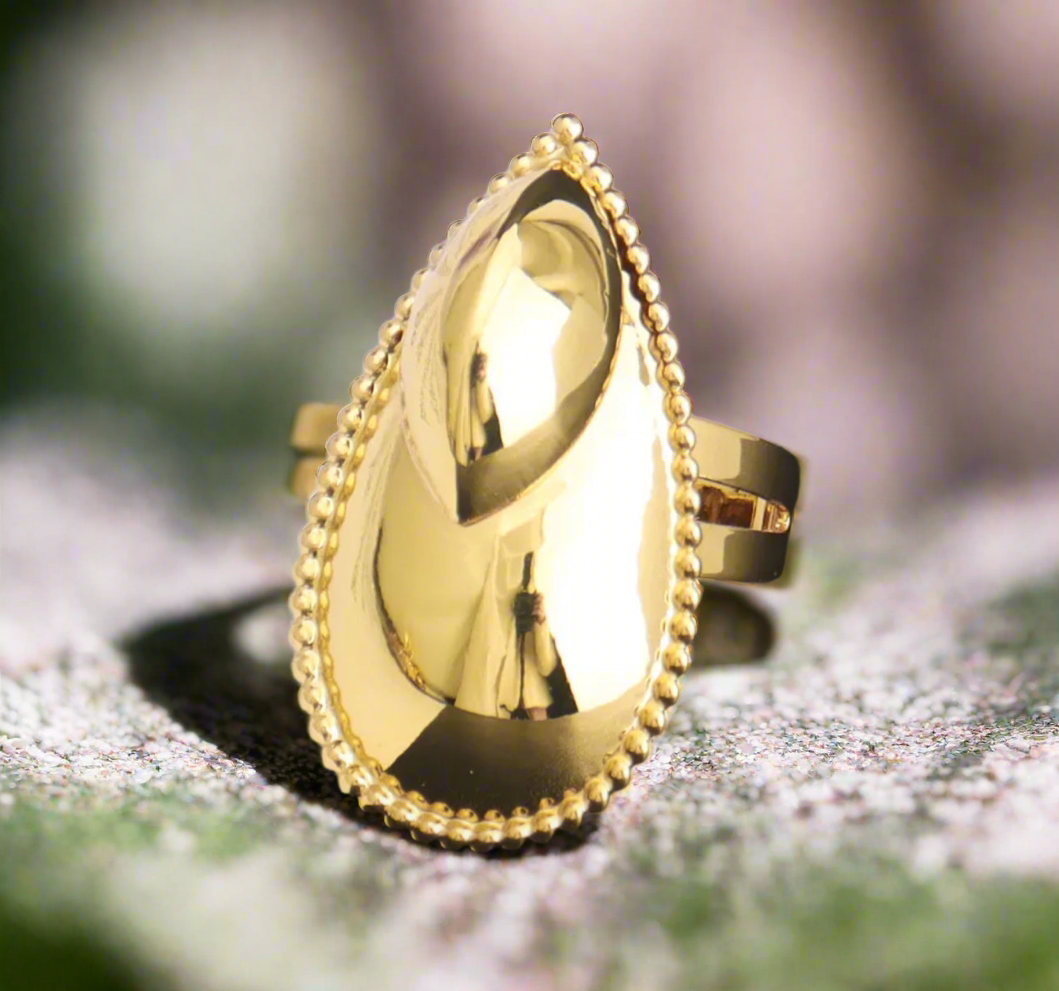 Bozoma Butterfly 24K Gold Plated Adjustable Ring